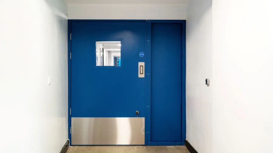 Steel doors ideal for educational settings where extra strength is required